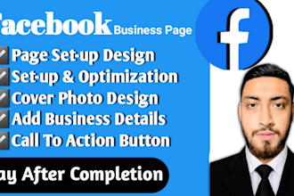 create facebook business with logo art and banner