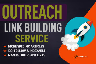 do SEO backlinks building through blogger outreach for white hat links