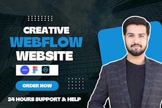 design, redesign or develop webflow website, figma to webflow, webflow expert