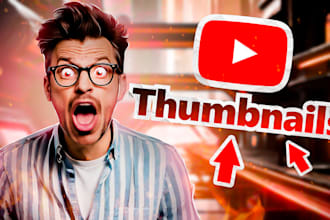 make creative clickbait youtube thumbnails