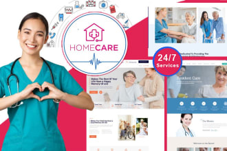 design home care, elderly care, personal care website