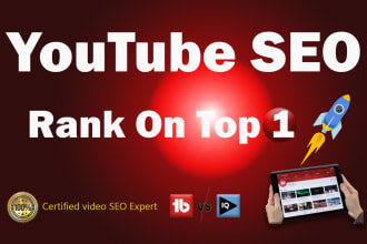 do youtube video SEO expert for top ranking