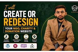 build nonprofit charity ngo and donation website