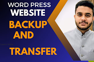 backup website file,migrate wordpress or transfer to a new domain, hosting