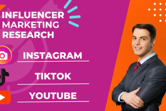 create an effective instagram, youtube and tiktok  influencer marketing strategy