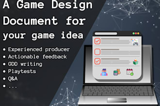 create a game design document for your game idea by an experienced producer