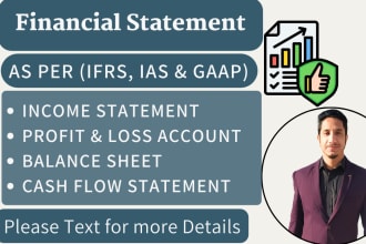 do income statement and balance sheet as per ifrs and gaap
