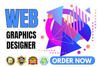 do graphic design, redesign, website, slider, banner, logo