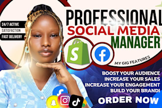 be your social media manager, facebook ads campaigns, instagram ads,fb marketing
