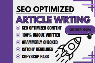 do SEO content writing or article rewriting