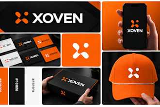 design a modern minimalist logo and brand identity kit