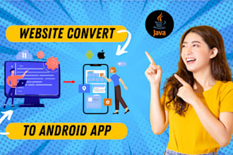 convert any website to android app with android studio and java