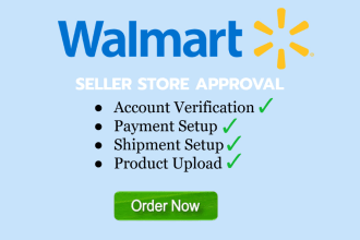 setup and approve your walmart seller store account