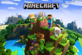 do any build or item farming on minecraft bedrock or java