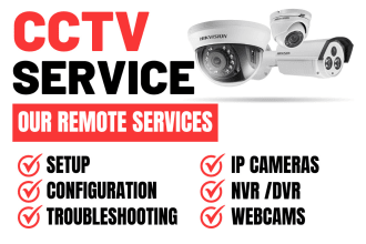 setup, configure, fix your cctv, IP security camera, nvr, dvr, webcam