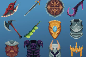 create item sprites in pixel art