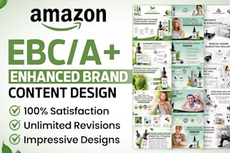 design amazon ebc enhanced brand content or premium amazon a plus content design