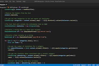 do java javascript sql bash script I can also do some debugging to fix errors