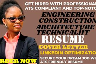 write construction resume engineering resume architecture technical tech resume