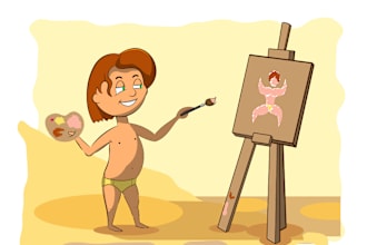 create cartoon character, caricature, mascot logo design