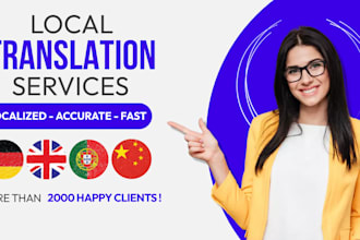 provide expert local language translation with precision