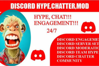 be your nft discord moderator, telegram admin, chatter, community manager