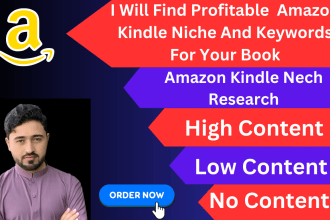 do amazon KDP niche, keywords title and category research