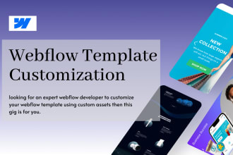 customize webflow template to build your website