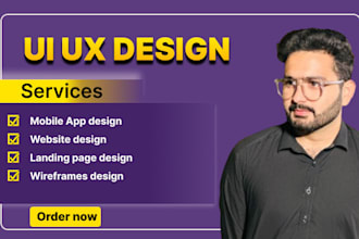 do UI UX design, mobile app, dashboard, website in figm
