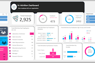 do excel data analysis and dashboard development