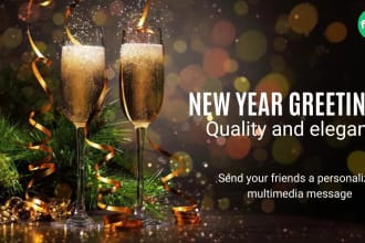 edit a new year eve greeting video for instagram