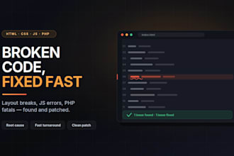 fix the bugs in your code