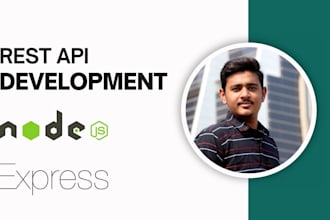 develop rest API using node js, express js