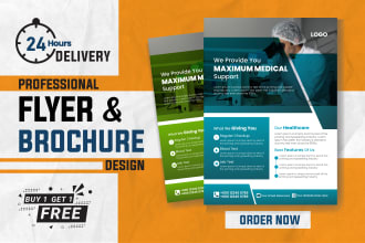 design professional marketing catalog flyer design,