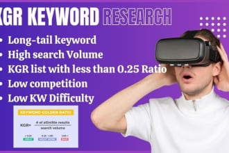 do kgr keyword research that will rank on website