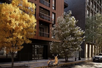 model and render photorealistic 3d exterior images