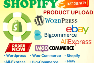 do shopify product upload or add products to your website manually