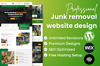 do junk hauling and junk removal website design