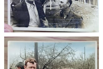 do restore your old photos, add color and remove scratches