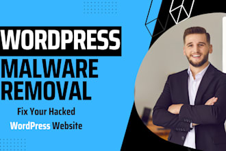 fix hacked malware wordpress website