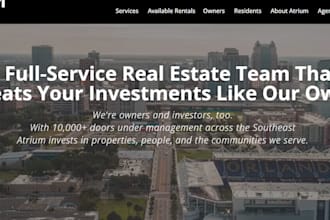 build a property management and rental property website
