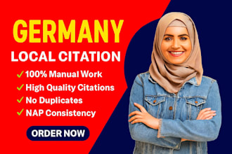 do top 300 germany local citations and directory submission for local SEO