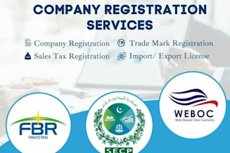 register your private ltd, single member or llp with secp