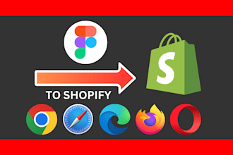 convert figma to shopify theme responsive SEO optimized