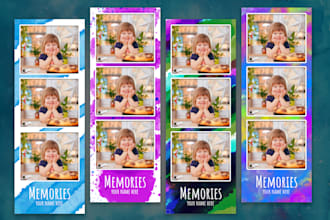 design a custom photo booth template