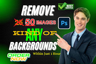 do background removal, image cutout, clipping path and transparent bg