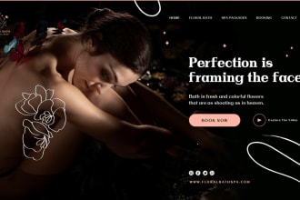 build tattoo website, spa website, barber website, salon and beauty website