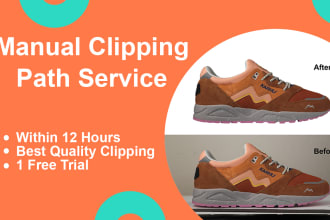 do manual clipping path service and product cut out