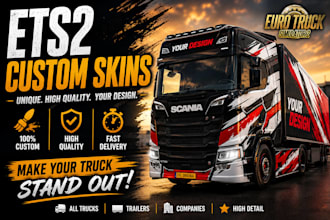create custom truck liveries for ets2 and ats