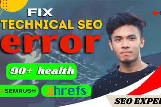 make website audit report and fix technical SEO error